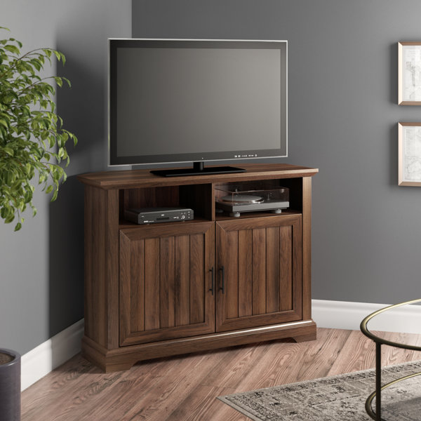 32 Inch High Tv Stand Wayfair Minimalist wood & white tv stand & panel: 32 inch high tv stand