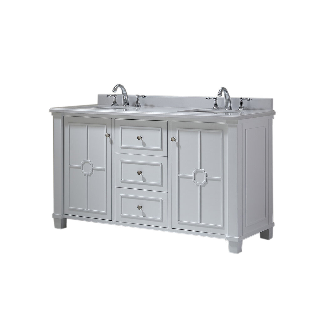 Willa Arlo Interiors Doris 60 Double Bathroom Vanity Set Reviews Wayfair