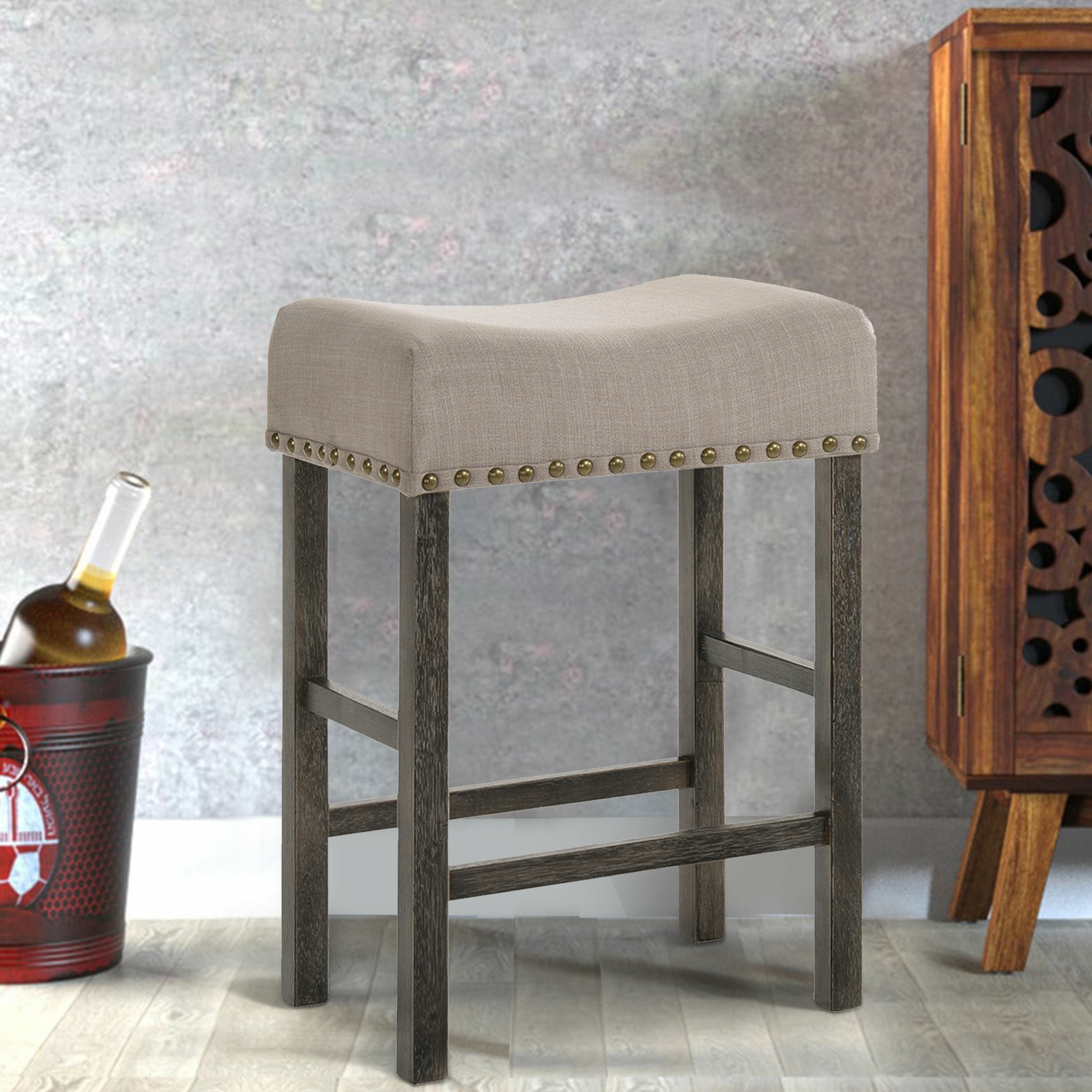 Gracie Oaks Digregorio Bar Stool Wayfair