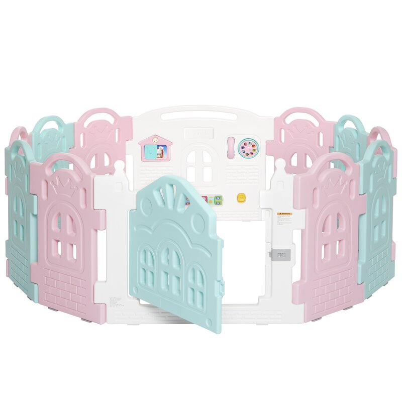 pink baby gate