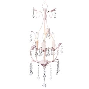 Pear 3-Light Candle-Style Chandelier