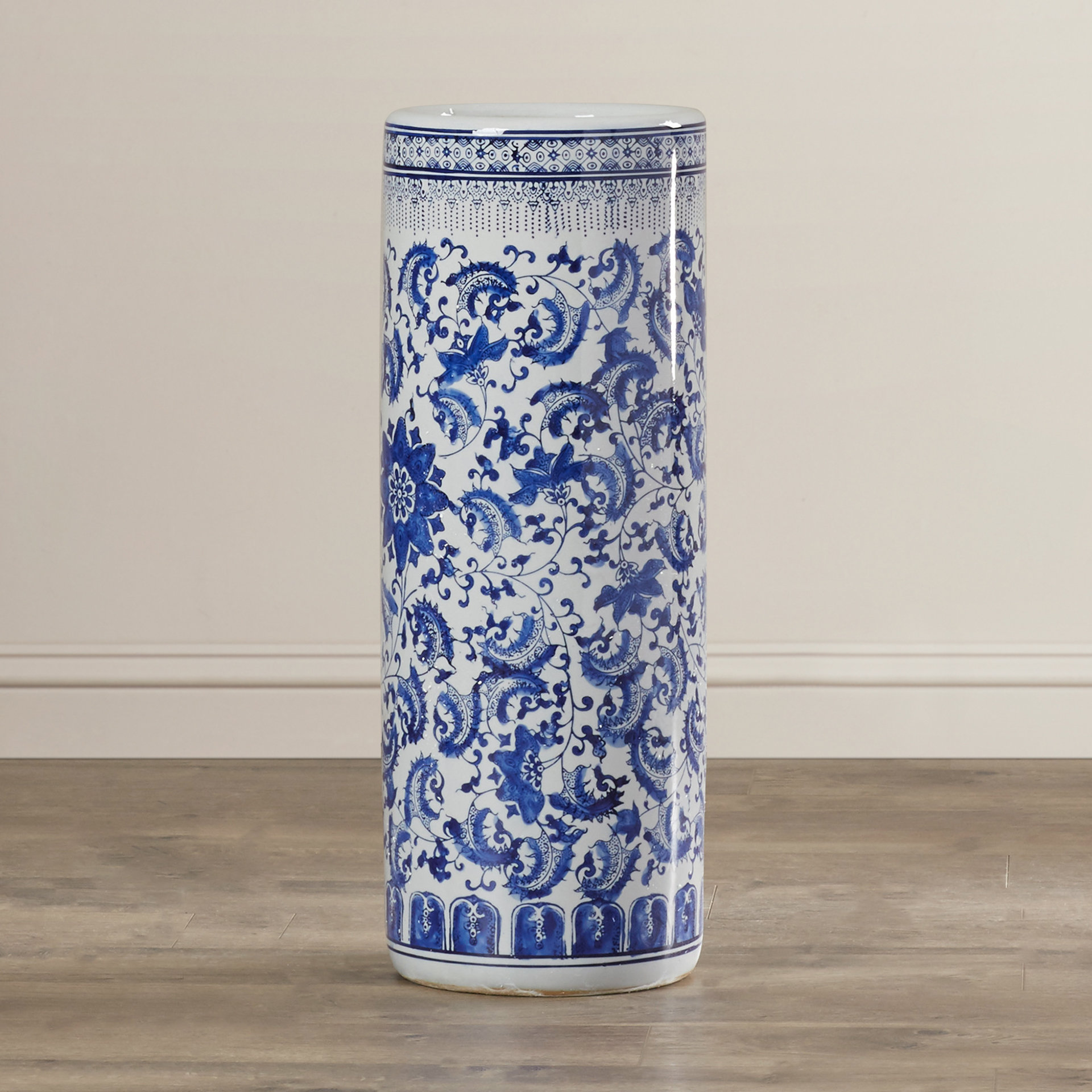 large ceramic umbrella stand