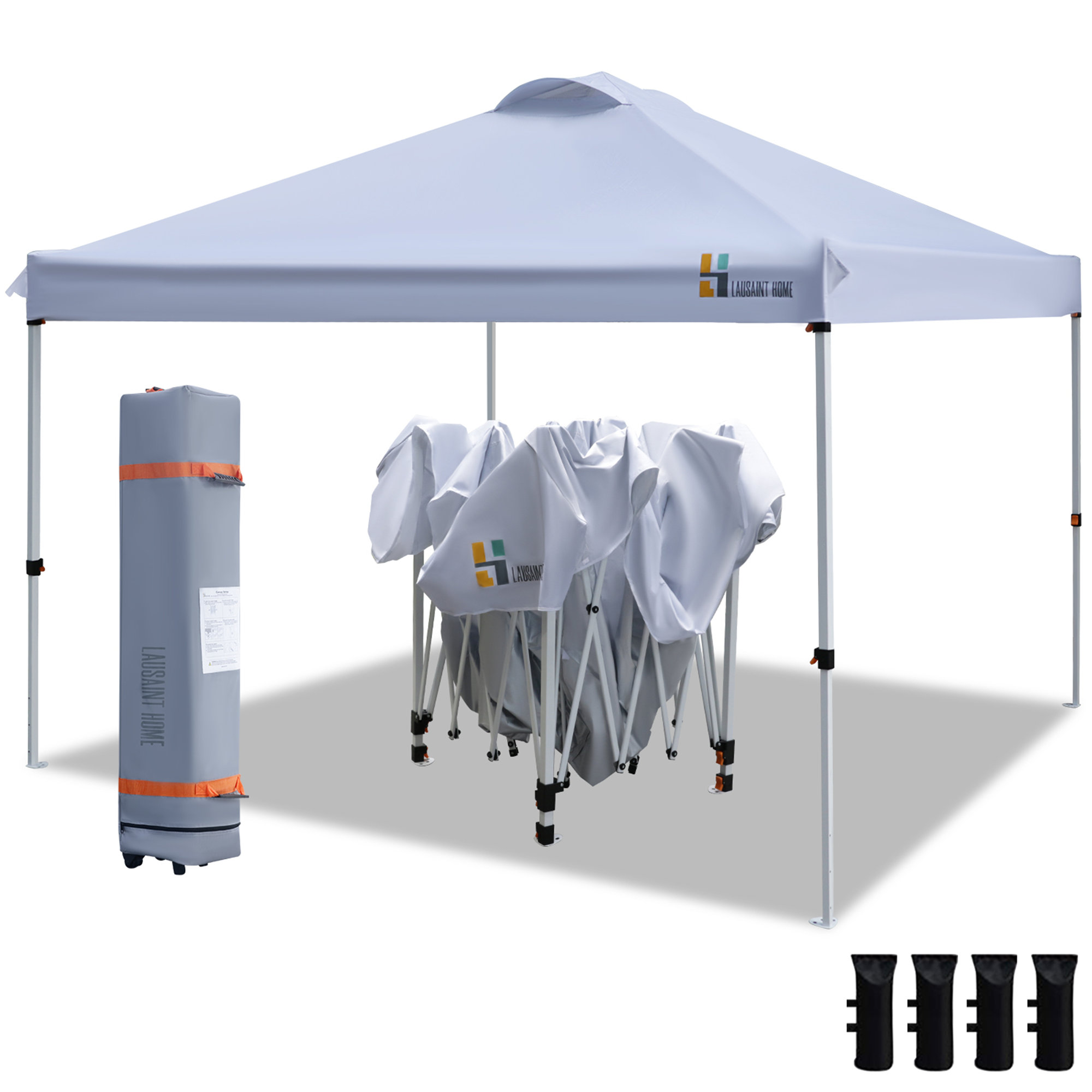 jupa 10X10ft Pop Up Canopy,Portable Folding Instant Canopy Tent With