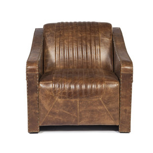 Kryptonite Club Chair by Lazzaro Leather Savings