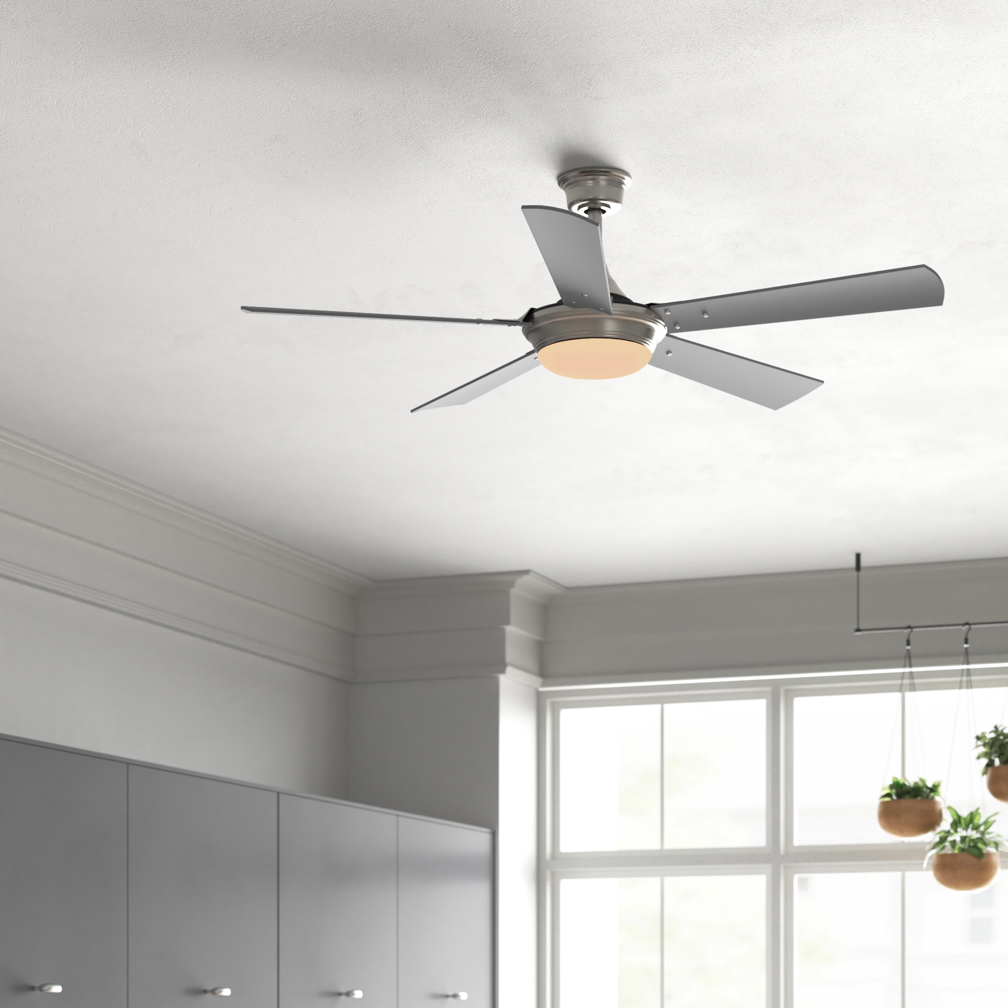 kitchen ceiling fans with light kit