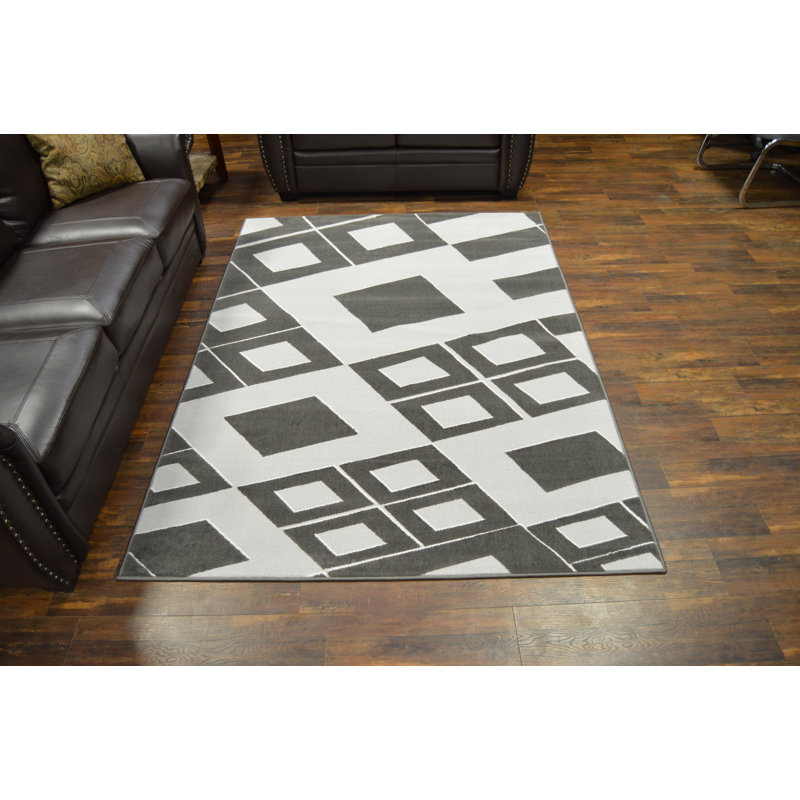 Ivy Bronx PANDORA Modern Contemporary Abstract 5X8 5x7 Area Rug 6052A