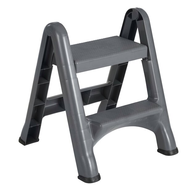 rubbermaid folding 2 step stool