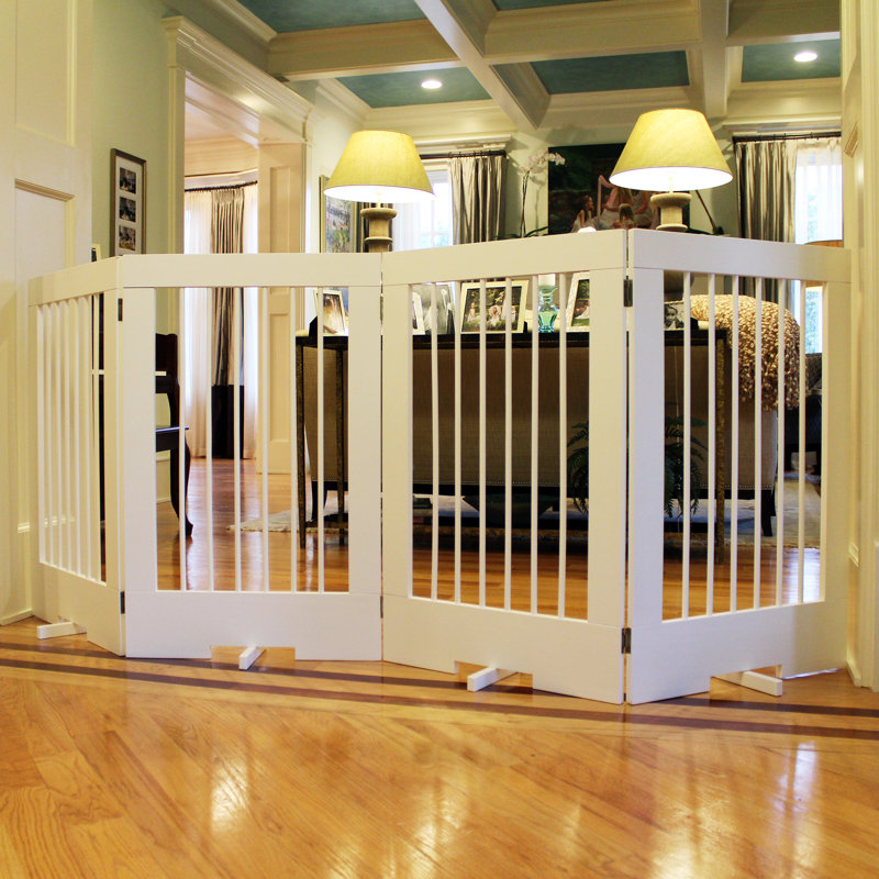 wooden indoor gate