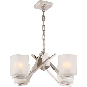 Balogh 4-Light Shaded Chandelier