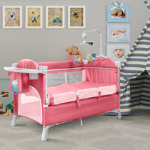 light pink crib