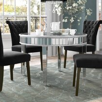 mirrored dining table for sale