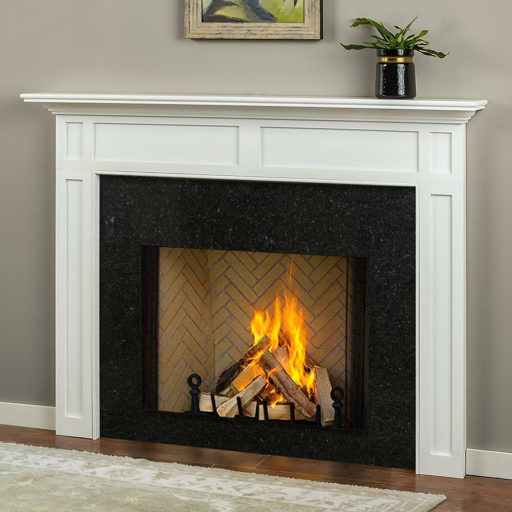 Mantels Direct Harrison Surround Wood Fireplace Shelf Mantel Wayfair