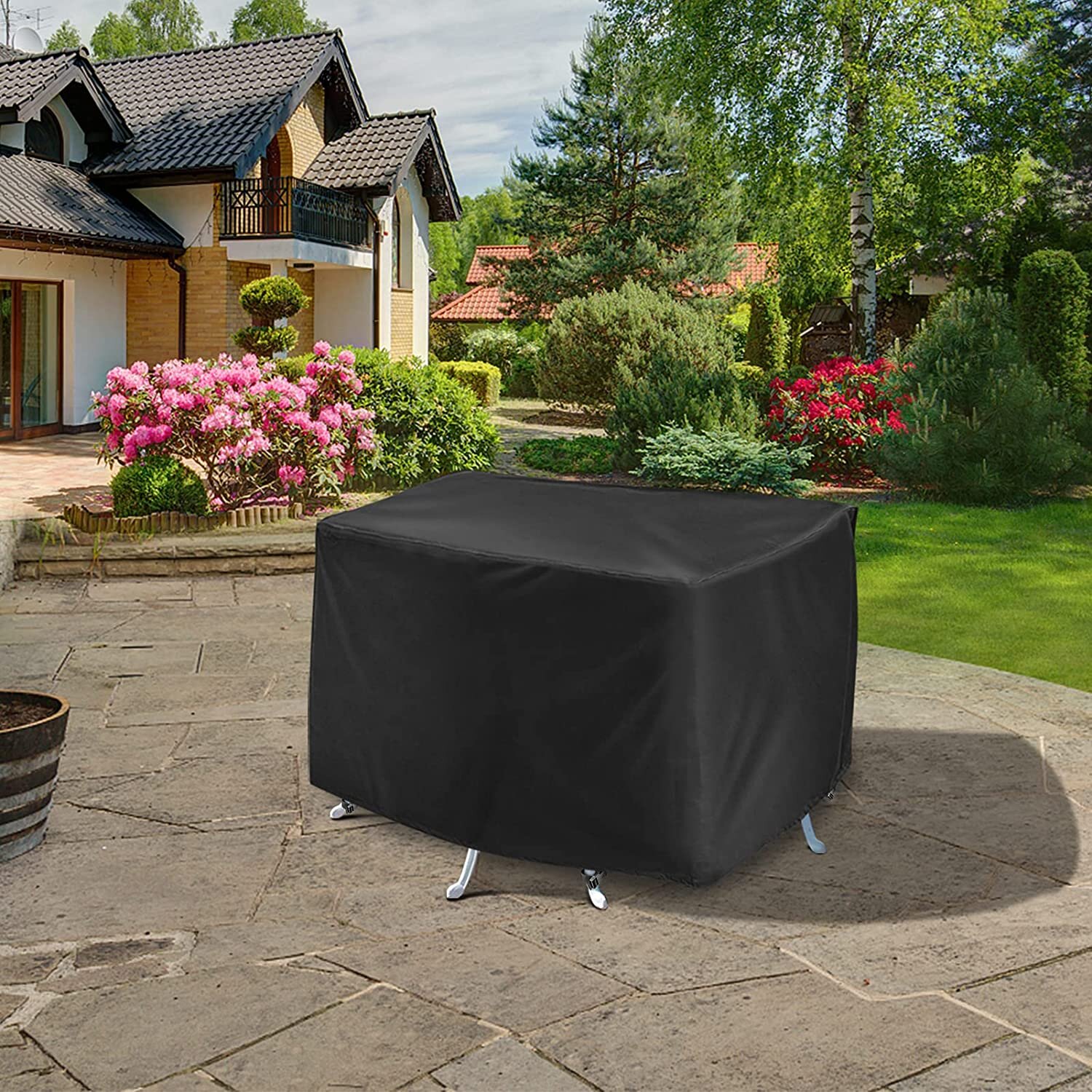 outdoor dining table cover waterproof