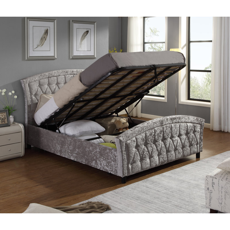 Rosdorf Park Indie Upholstered Ottoman Bed Frame & Reviews Wayfair.co.uk