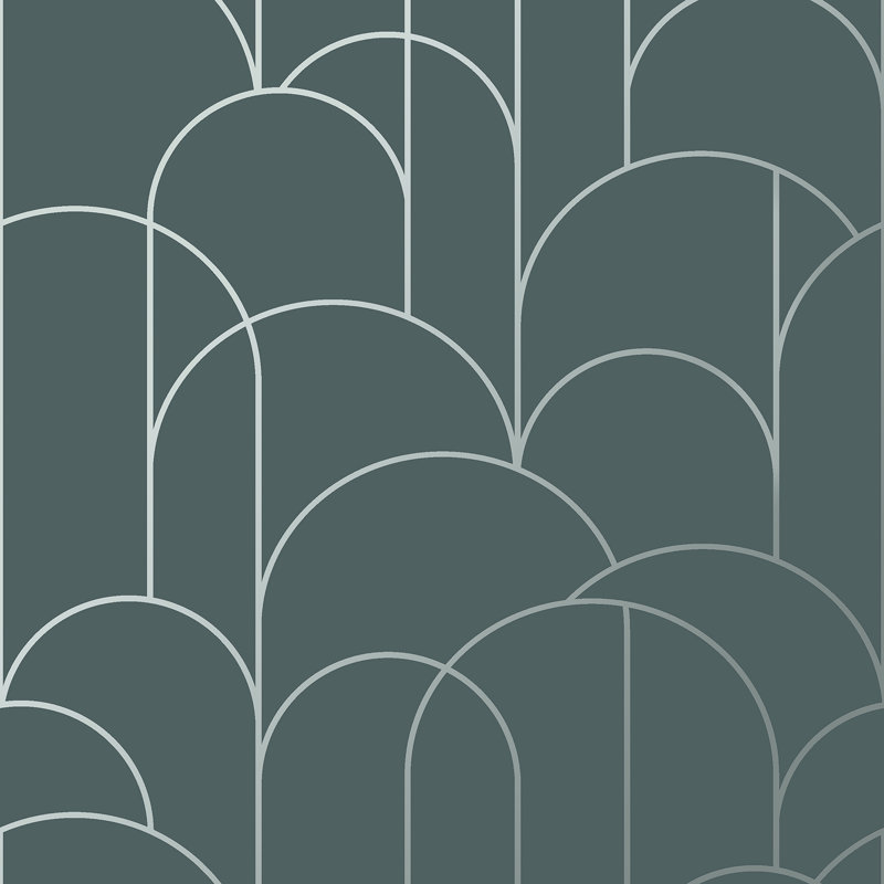 Finnick Geometric 33 L X 21 W Wallpaper Roll Allmodern
