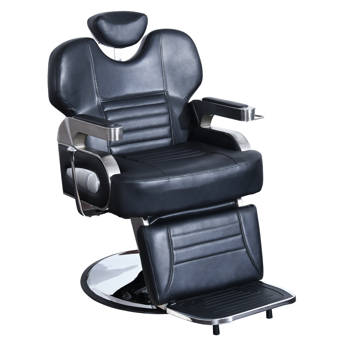 Inbox Zero Barberpub Heavy Duty Hydraulic Reclining Massage Chair With Ottoman Wayfair