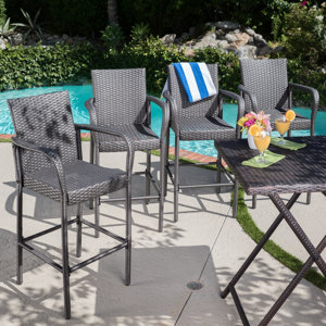 Damis Modern Outdoor Wicker 30.25