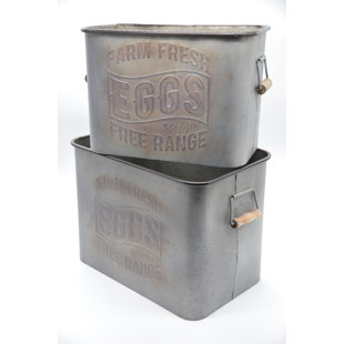 Metal Crates Buckets You Ll Love In 2021 Wayfair Ca