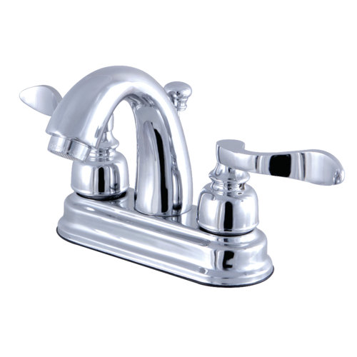 Kingston Brass KB8982NFL NuWave French Widespread Lavatory Faucet with Retail Pop-Up Polished