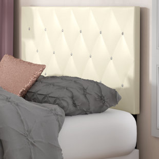 White Tufted Bed With Crystals Wayfair Quickview