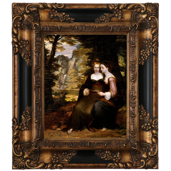 Astoria Grand Hermia And Helena Framed Graphic Art Print On