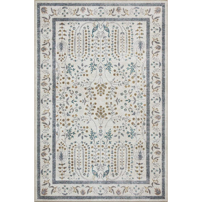 Rifle Paper Co. x Loloi Maison Wisteria Cream Rug