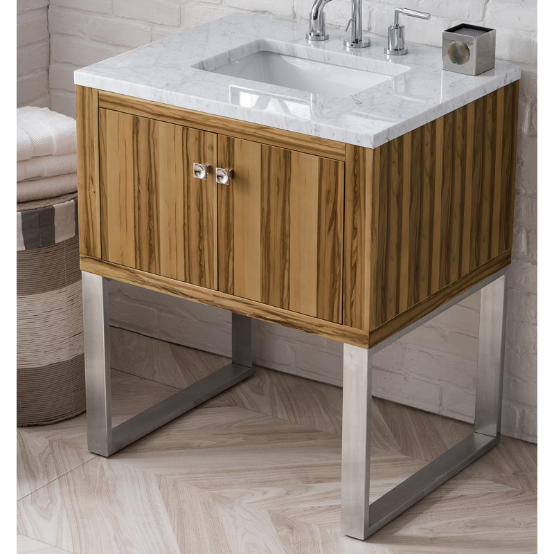 Ebern Designs Buerkle 30 Mountain Mist Single Bathroom Vanity Set