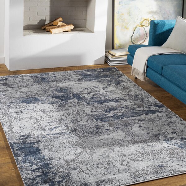 Greyleigh™ Bridgeton Abstract Gray Area Rug | Wayfair