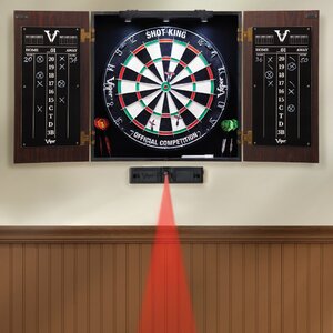 Stadium Dartboard and Cabinet Set