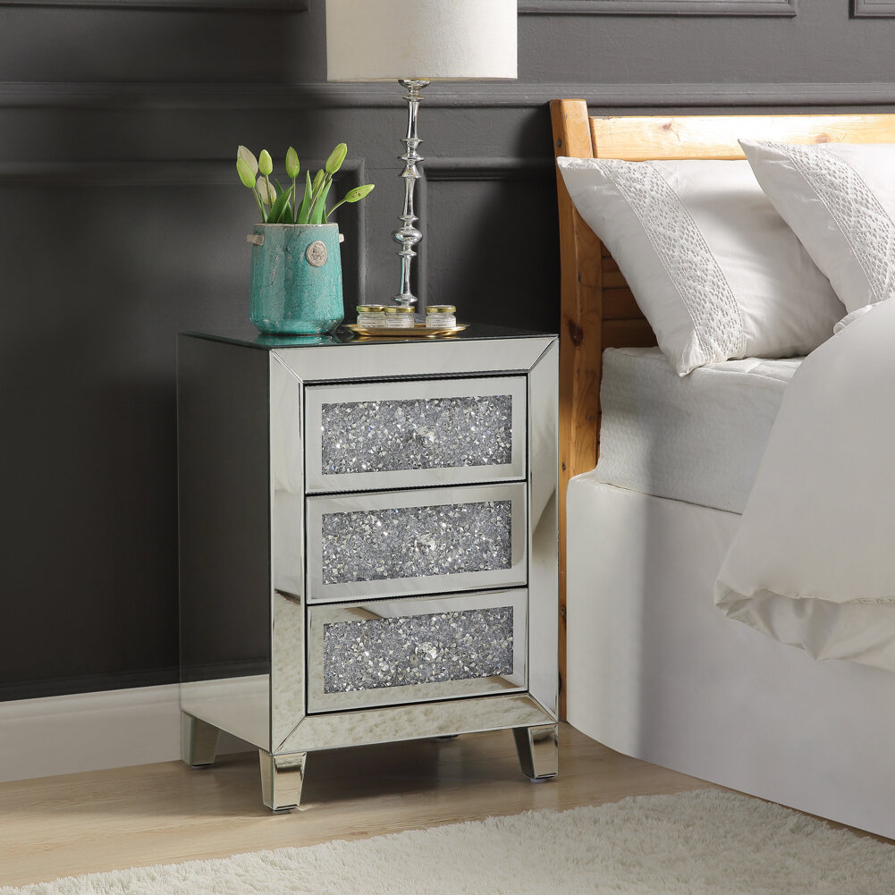 Silver Nightstands Free Shipping Over 35 Wayfair