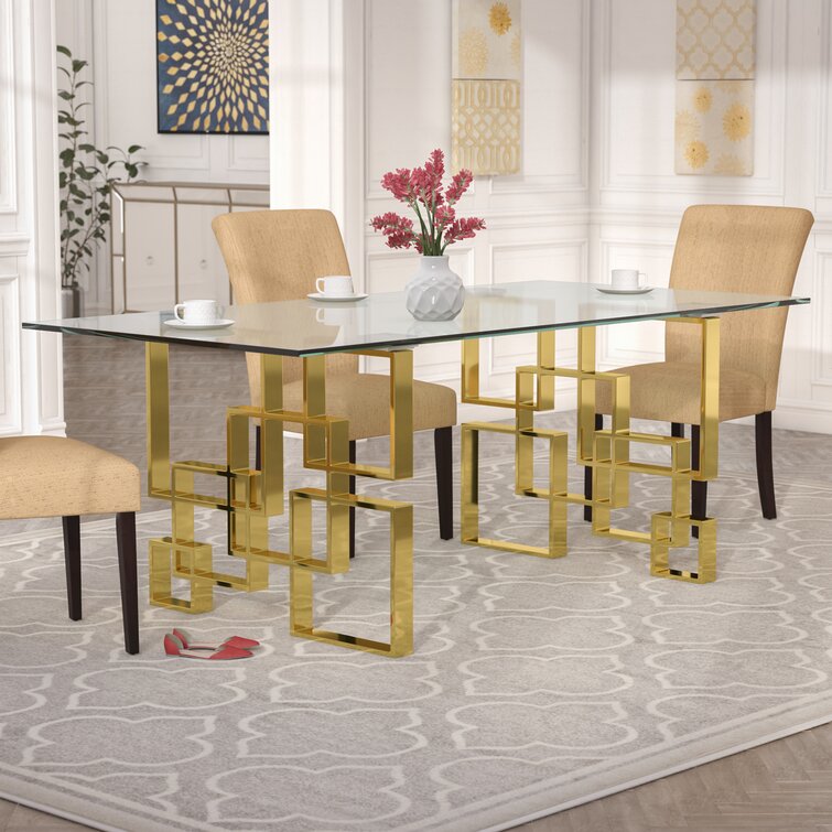 luxe dining room sets