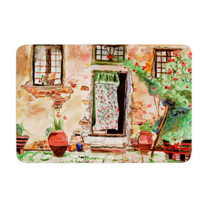 Theresa Giolzetti Tuscan Door Memory Foam Bath Rug