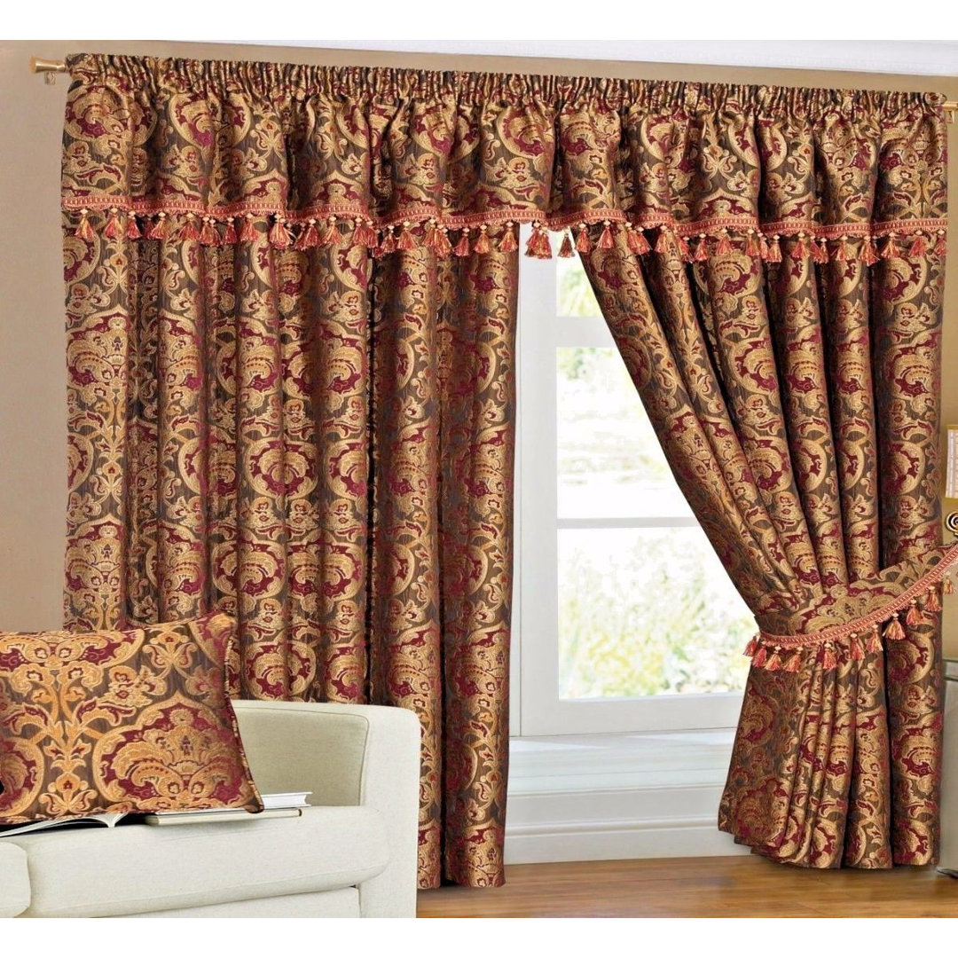 Georgia Pencil Pleat Room Darkening Thermal Curtains