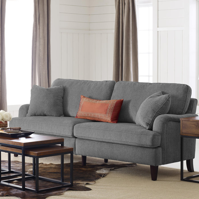 Serta At Home Carlisle 78 Sofa With Pleated Arms Reviews Wayfair Ca Carlisle 78 Sofa With Pleated Arms
