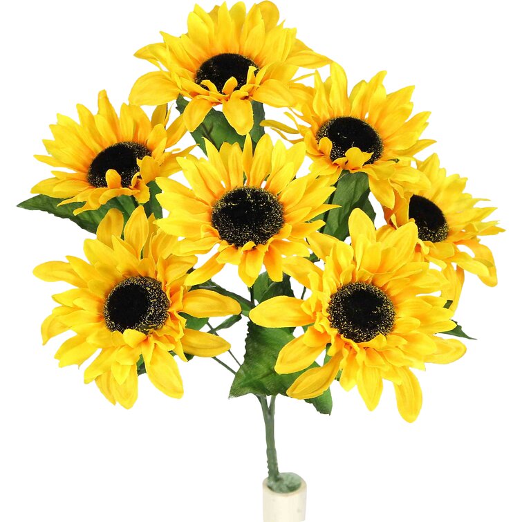 August Grove® Full Bloom Sunflower Stem & Reviews | Wayfair