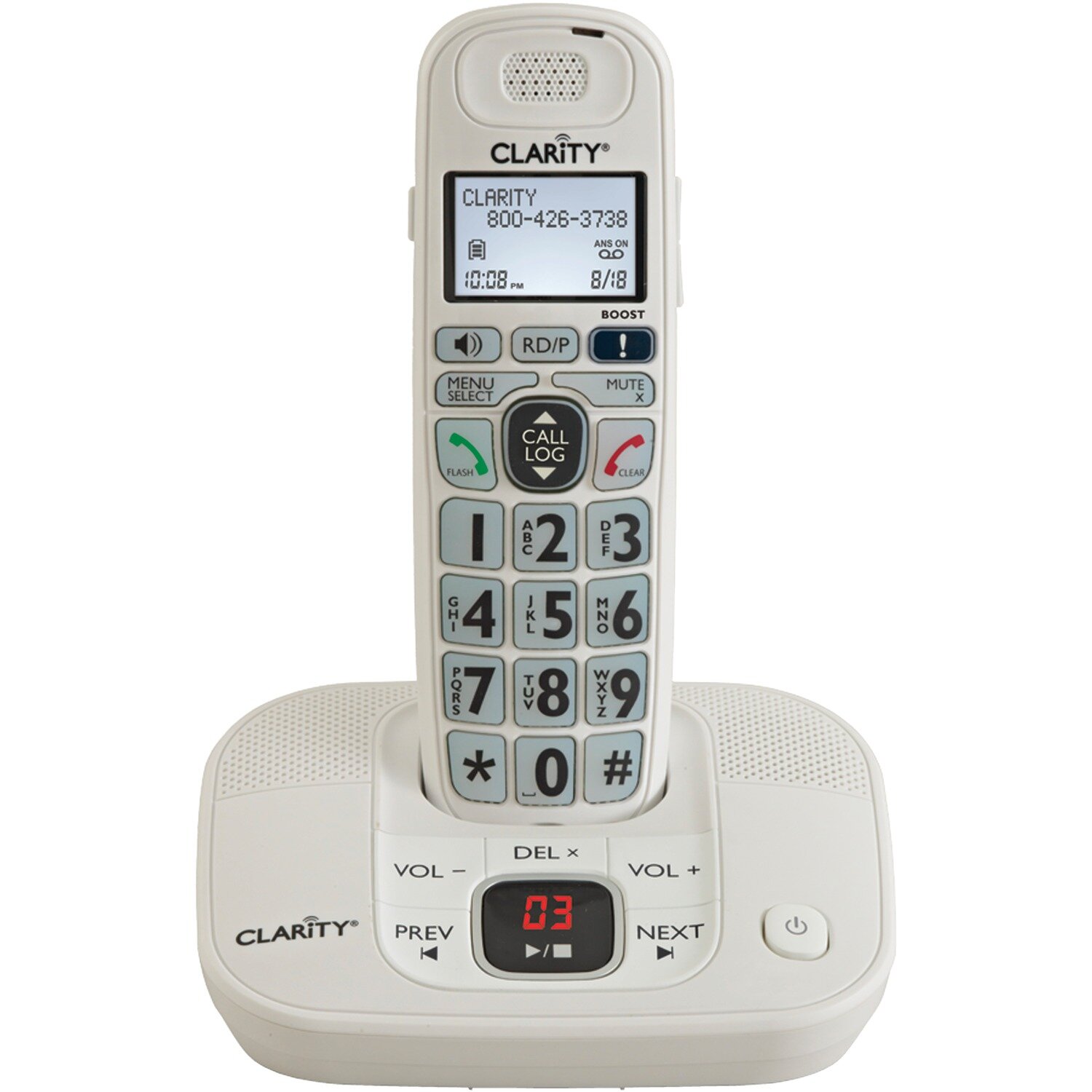 CLARITY 53712 DECT 6.0 Cordless Phone System W/Digital Answering System™ 