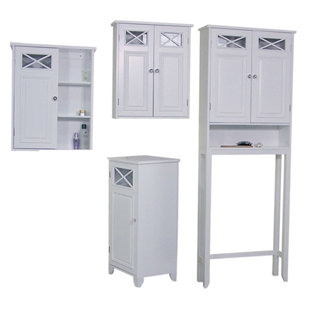 Go to store & view more images Darby Home Co Coddington 4 Piece Bathroom Storage Set