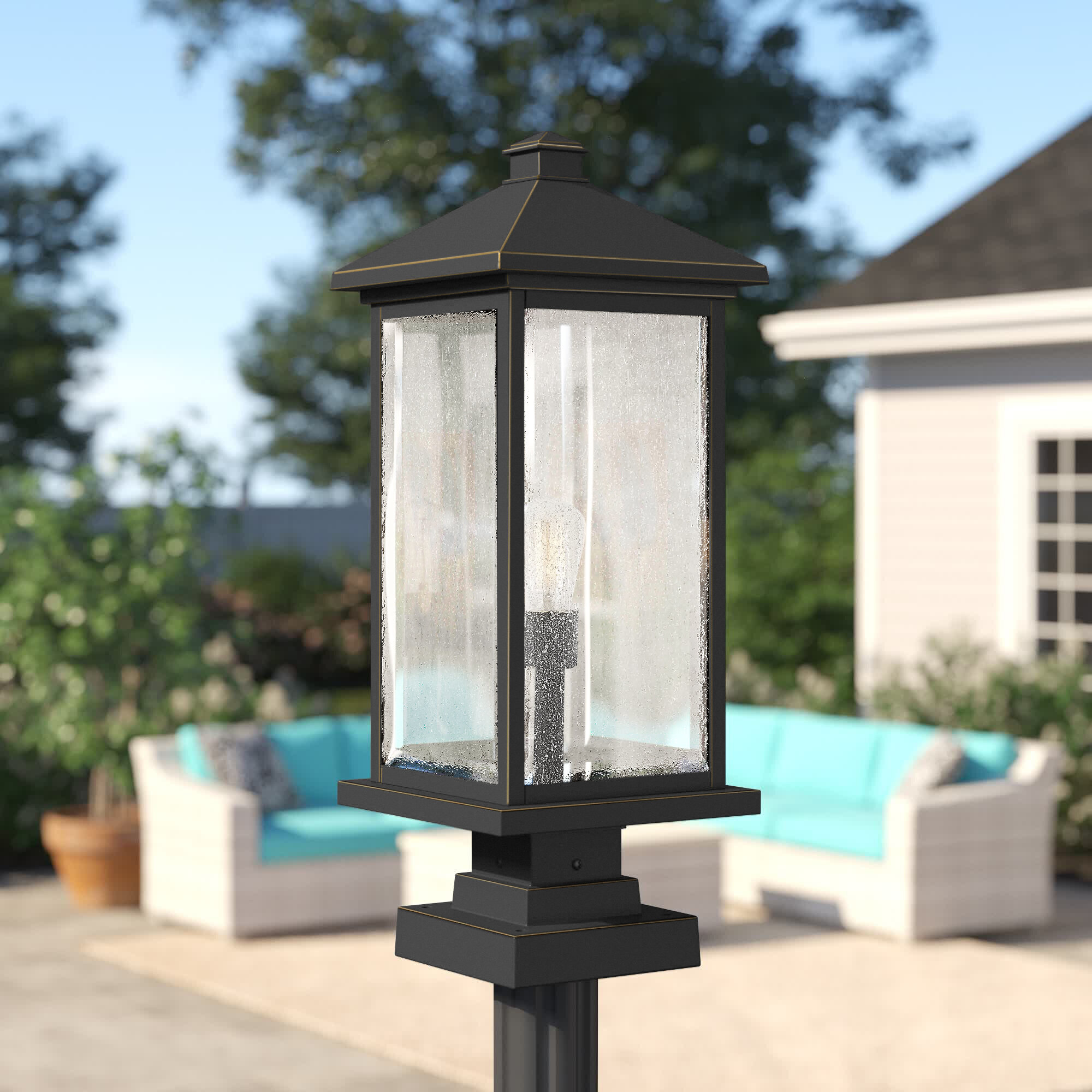 lamp post pier mount