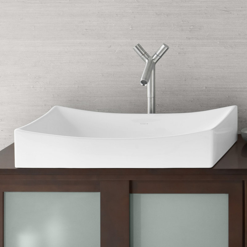 Ronbow Status Rectangular Vessel Bathroom Sink Reviews Wayfair Default Name