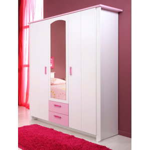 Maggie 2 Door Armoire with Mirror by Z..