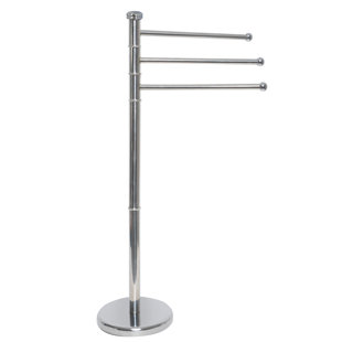Swivel Arm Towel Bar Wayfair 3 Swiveling Arm Free Standing Towel Stand