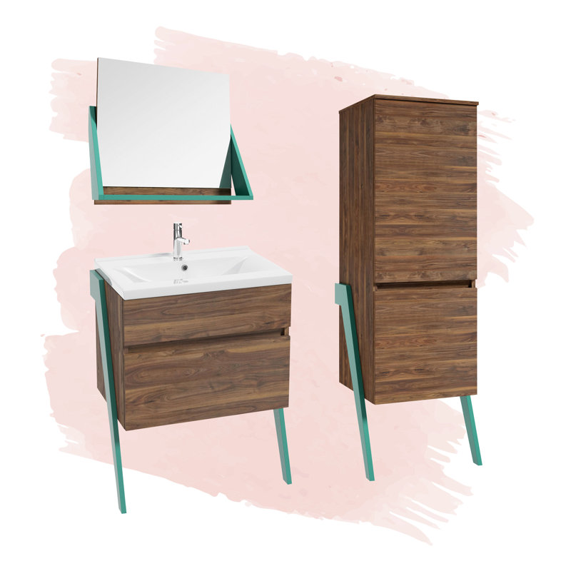 Foundstone Pacer 50 Single Bathroom Vanity Set With Mirror Wayfair