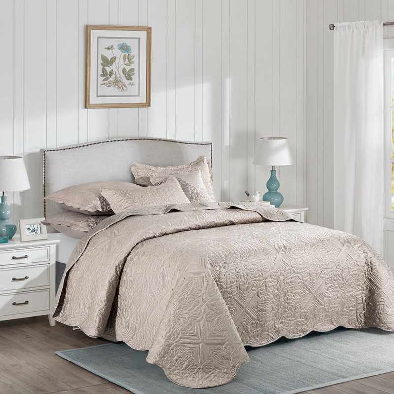 Marlow Home Co Tagesdecken Set Boyle Mit Kissen Bewertungen Wayfair De