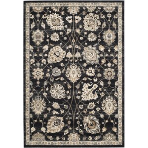 Brawley Black/Creme Area Rug