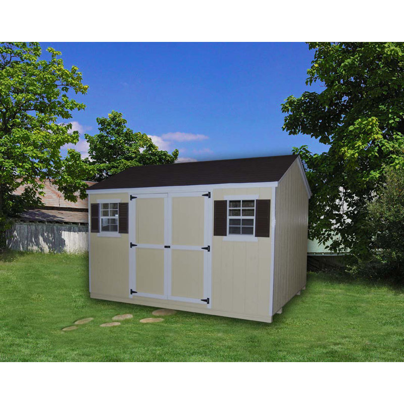 Little Cottage Company Value Workshop Precut Kit Storage Shed