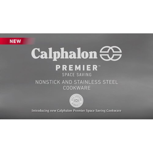 Calphalon Premier Space Saving Nonstick 12" Everyday Pan with Cover 