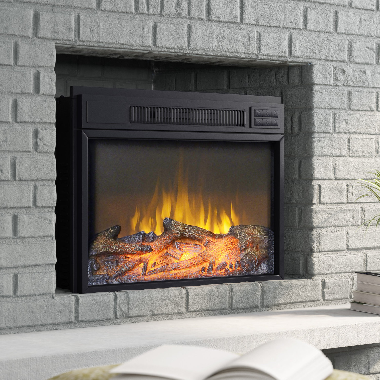 Zipcode Design Jenifer Electric Fireplace Insert Reviews