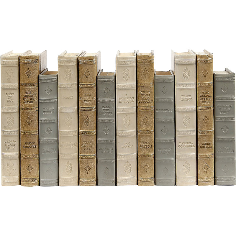 E Lawrenceltd English Fine Leather Light 12 Piece Decorative Book Set Reviews Perigold Find something extraordinary for every style, and enjoy free delivery on most items. perigold