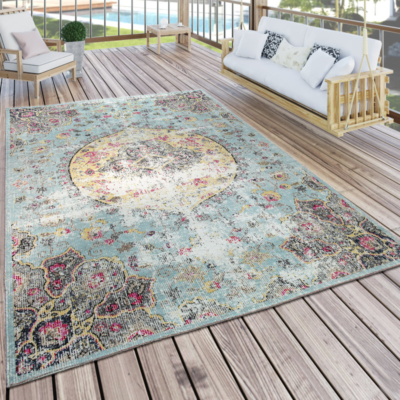 Lily Manor Teppich Chiara In Turkis Rosa Bewertungen Wayfair De