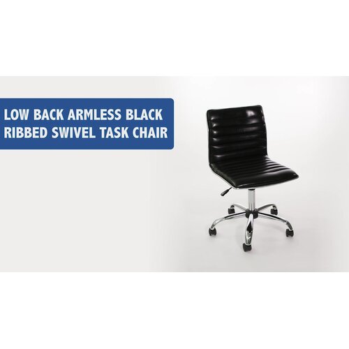 wayfair armless desk chair